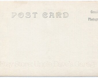 1900s-1910s &quot;Genuine Photograph&quot; Blank For Printout Or Digital Artwork ~ Vintage Postcard Back Artwork: Instant Digital Download.