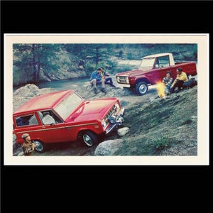 Auswahl: 1960s-1970s Ford Trucks POSTKARTE (Ihre Wahl von 8); Vintage Original ab Werk veröffentlichte Werbewerbung; Unbenutzt.