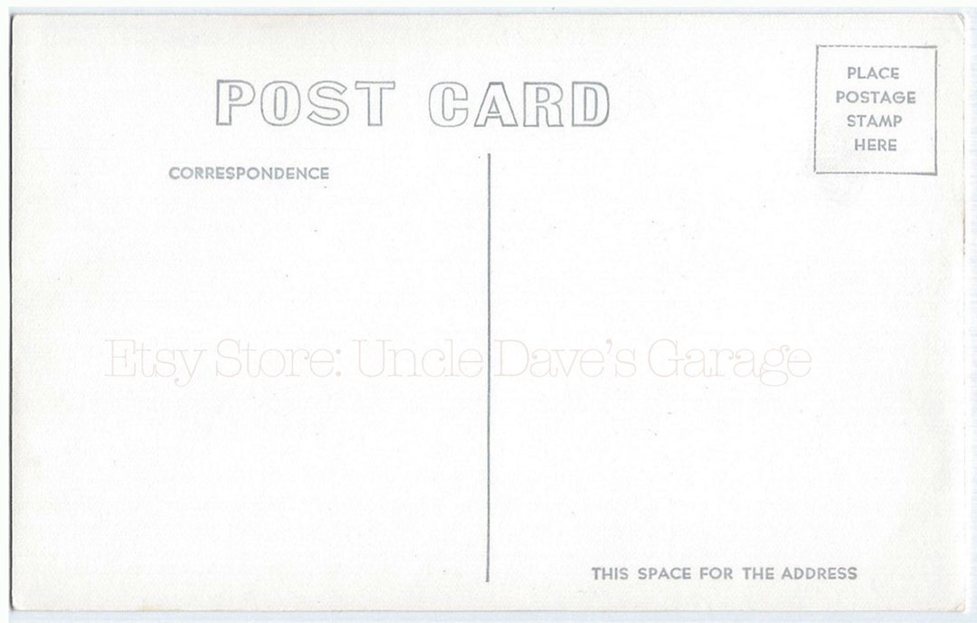 1950 年代から 1960 年代の「ここに切手を貼ってください」印刷