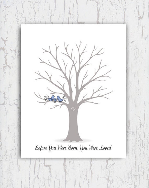 thumbprint baby shower guest book