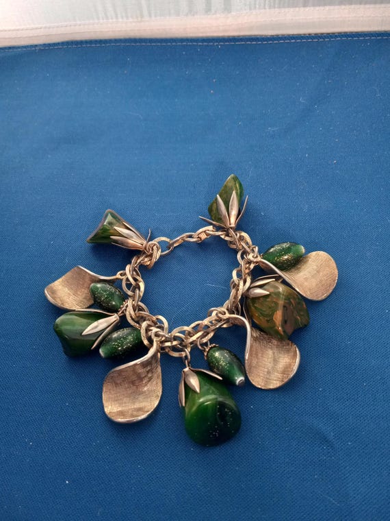 Original Bakelite Charm Bracelet - image 2