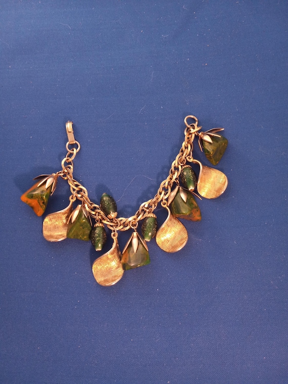 Original Bakelite Charm Bracelet - image 3