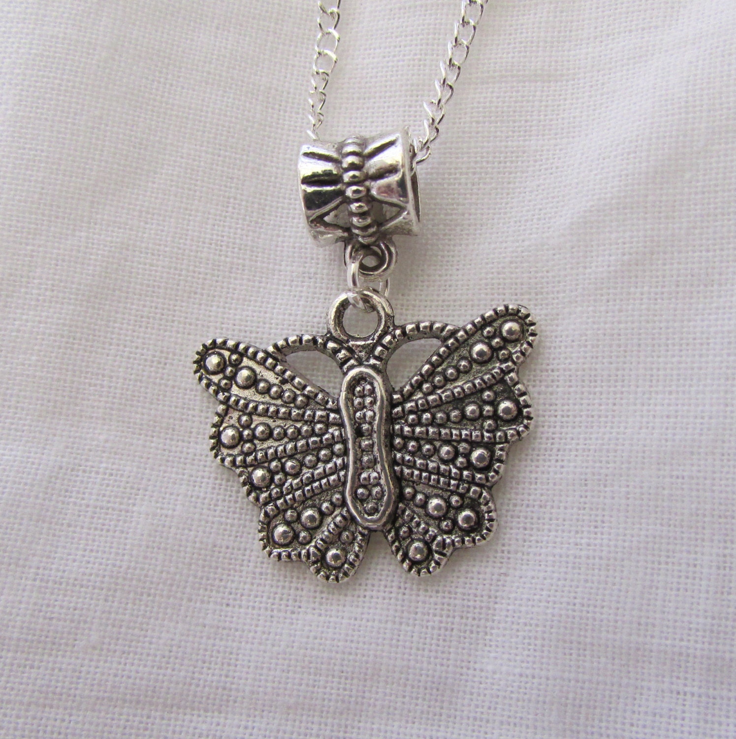 Colgante de mariposa antigua 16 collar N108 Etsy