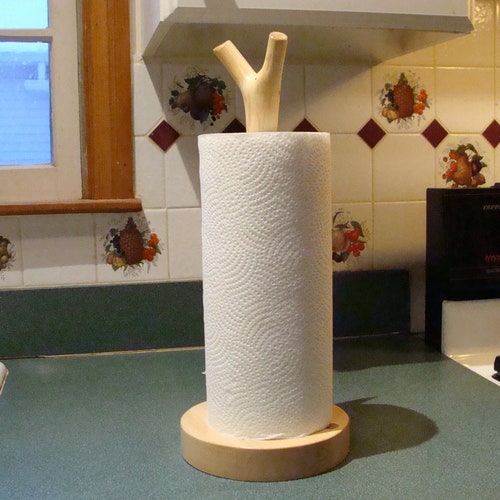 Vertical Wallmounted Paper Towel Holder Etsy