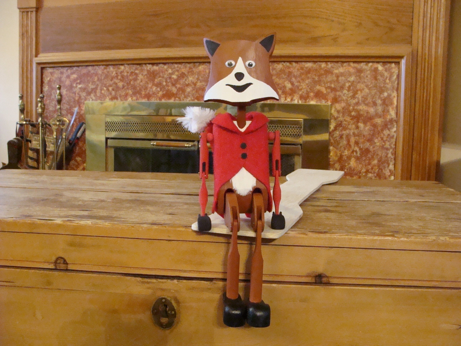 Rustic Jig Doll foxy Hand Crafted Wooden Etsy