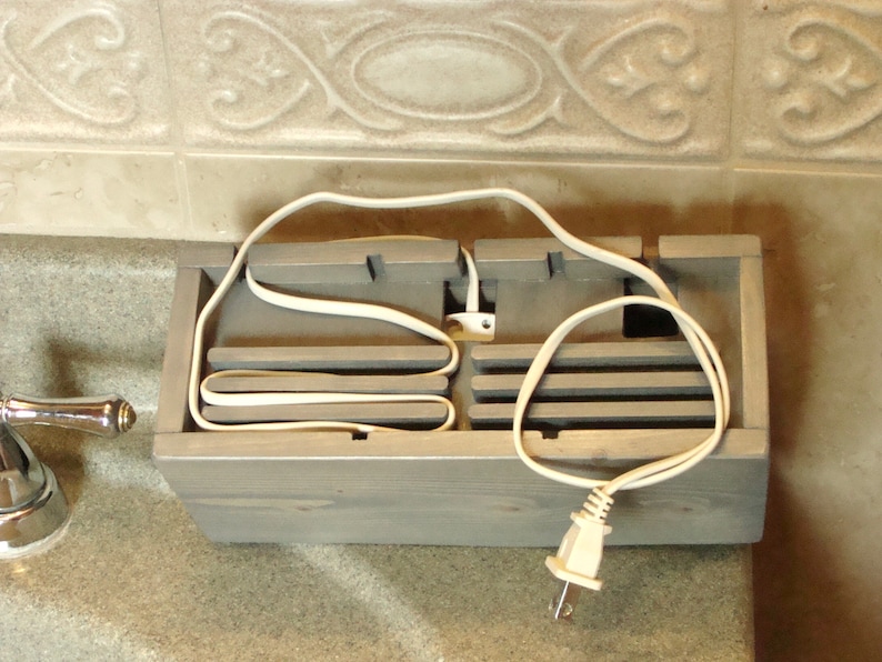 Concealed Cord Storage Electric Toothbrush Holderfor 2 Etsy