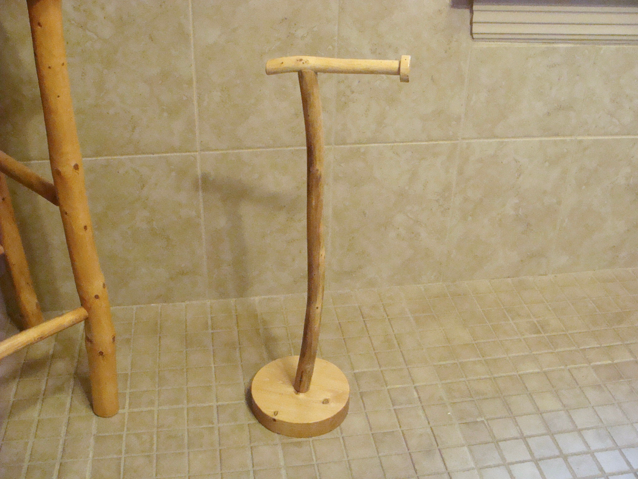 Free Standing Toilet Paper Holder Tissue Paper Holder Stand with Wood Shelf  Rustic Toilet Paper Roll Holder Standing for Farmhouse Bathroom Washroom  Rustic Brown - Yahoo Shopping