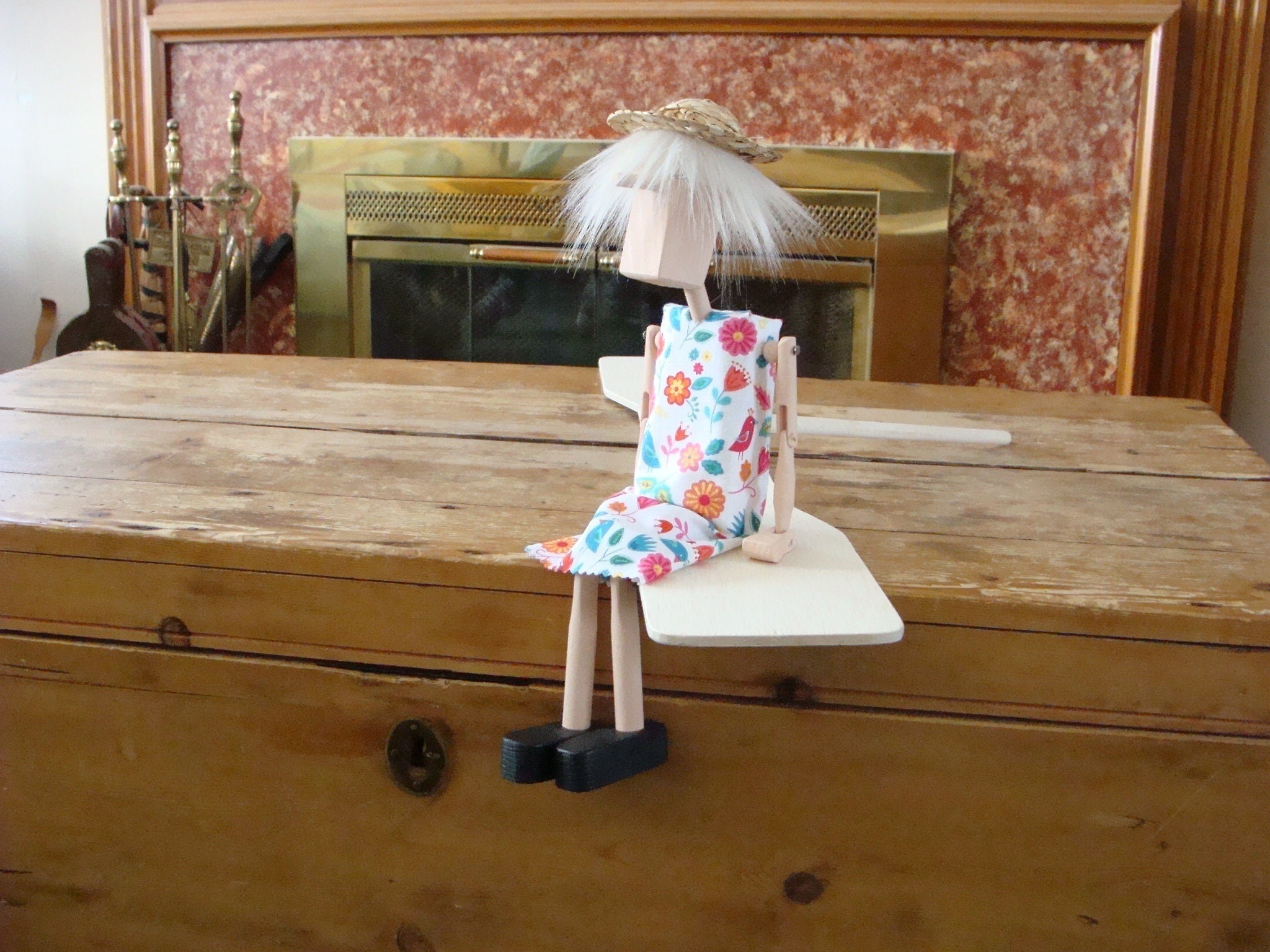 Rustic Jig Doll ma Hand Crafted Wooden Dancing Etsy UK