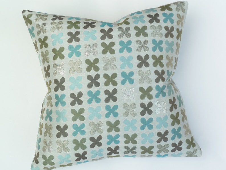 Quatrefoil By Alexander Girard Silver Maharam Pillow Etsy