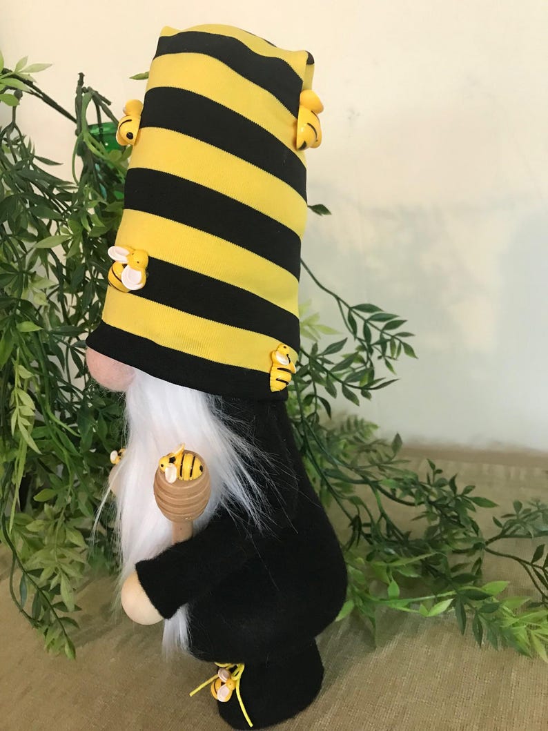 Handcrafted Bee Gnome - Etsy