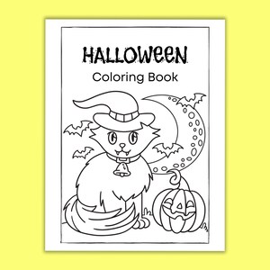 Halloween Coloring Pages for Kids, Instant Download
