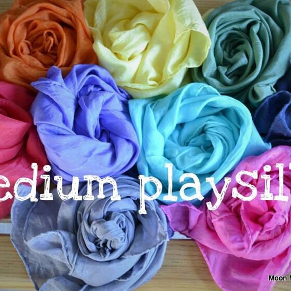 Playsilks, Waldorfinspirerat enkelt medium leksilke