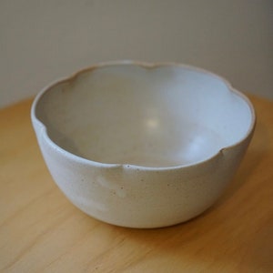 Handmade Ceramic Flower Bowl