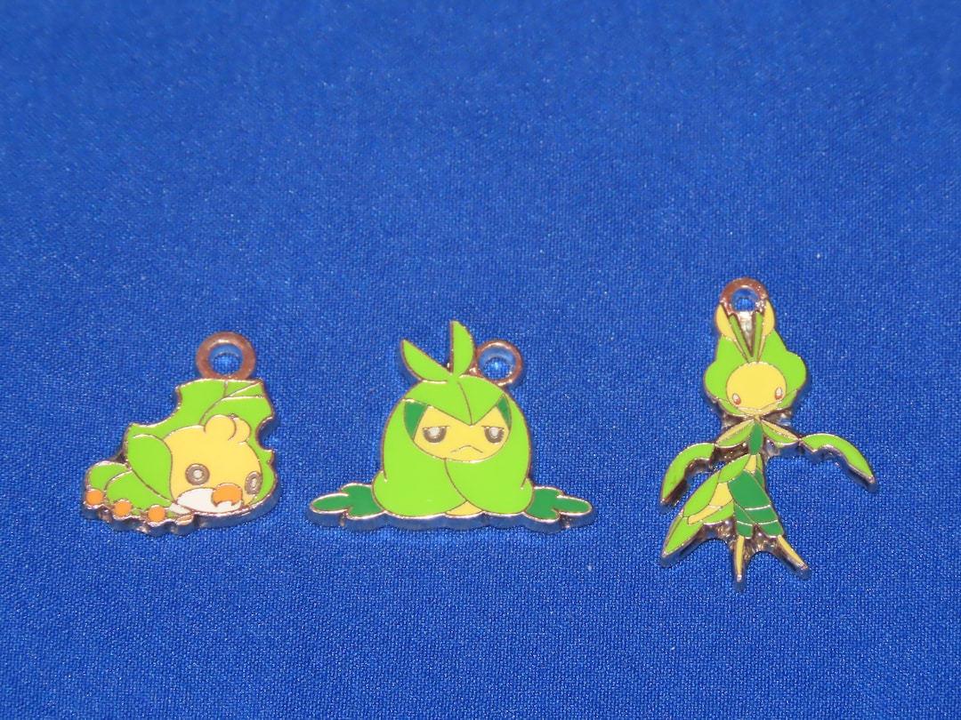 Sewaddle / Swadloon / Leavanny Pokemon Charm Made Into What You Want