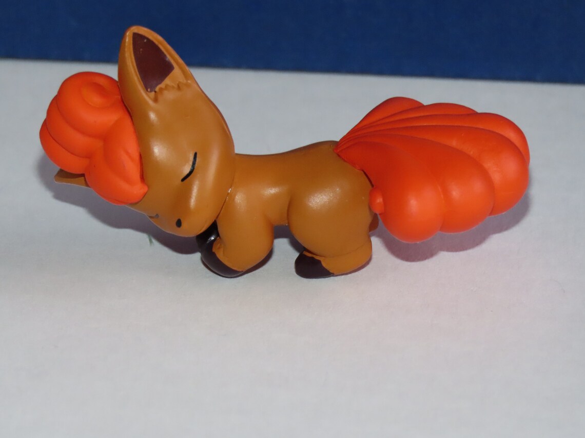 Sleeping Vulpix Pokemon Figurine | Etsy