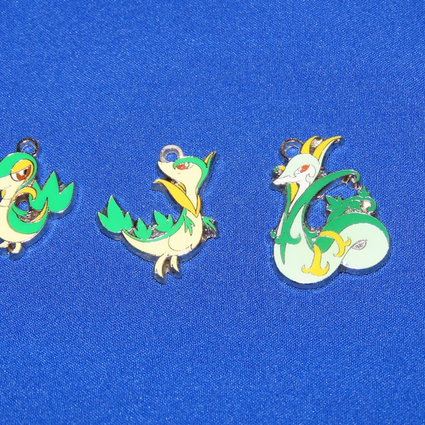 Snivy / Servine / Serperior Pokemon Charm Made Into What You Want