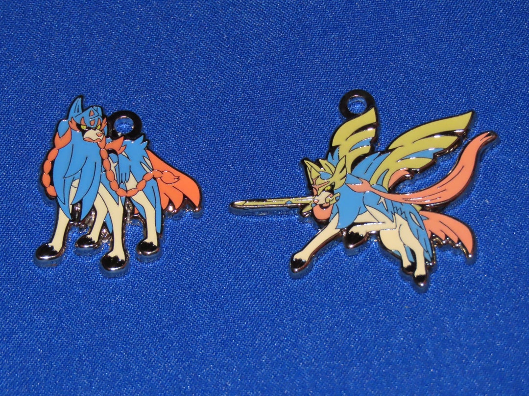 Japanese Pokemon Center Limited Metal Charm Zacian Crowned Sword