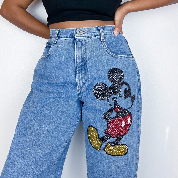 Mickey Mouse Pants Etsy