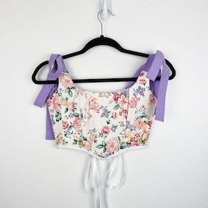 Women’s Corset Top Summer Clothing Corset top Women Summer Floral Shirt for Women Floral Shirt for Women Top Women&#39;s Summer Flowers Top