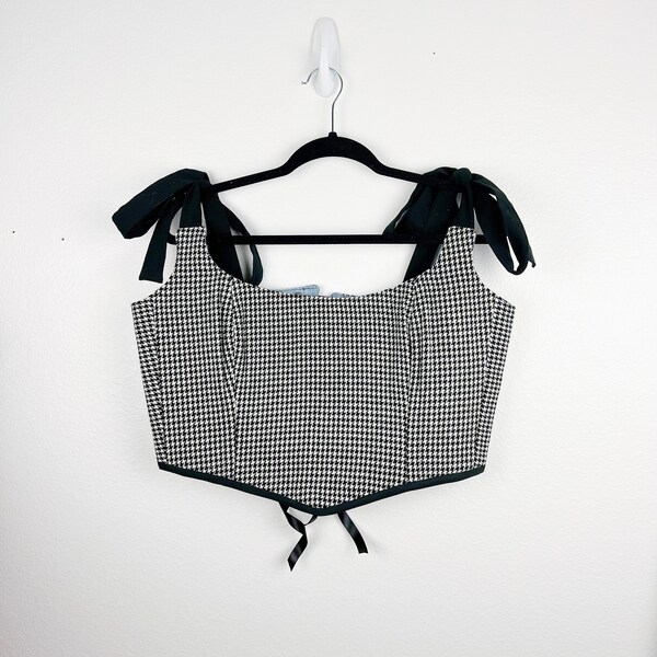 White Corset Top Etsy