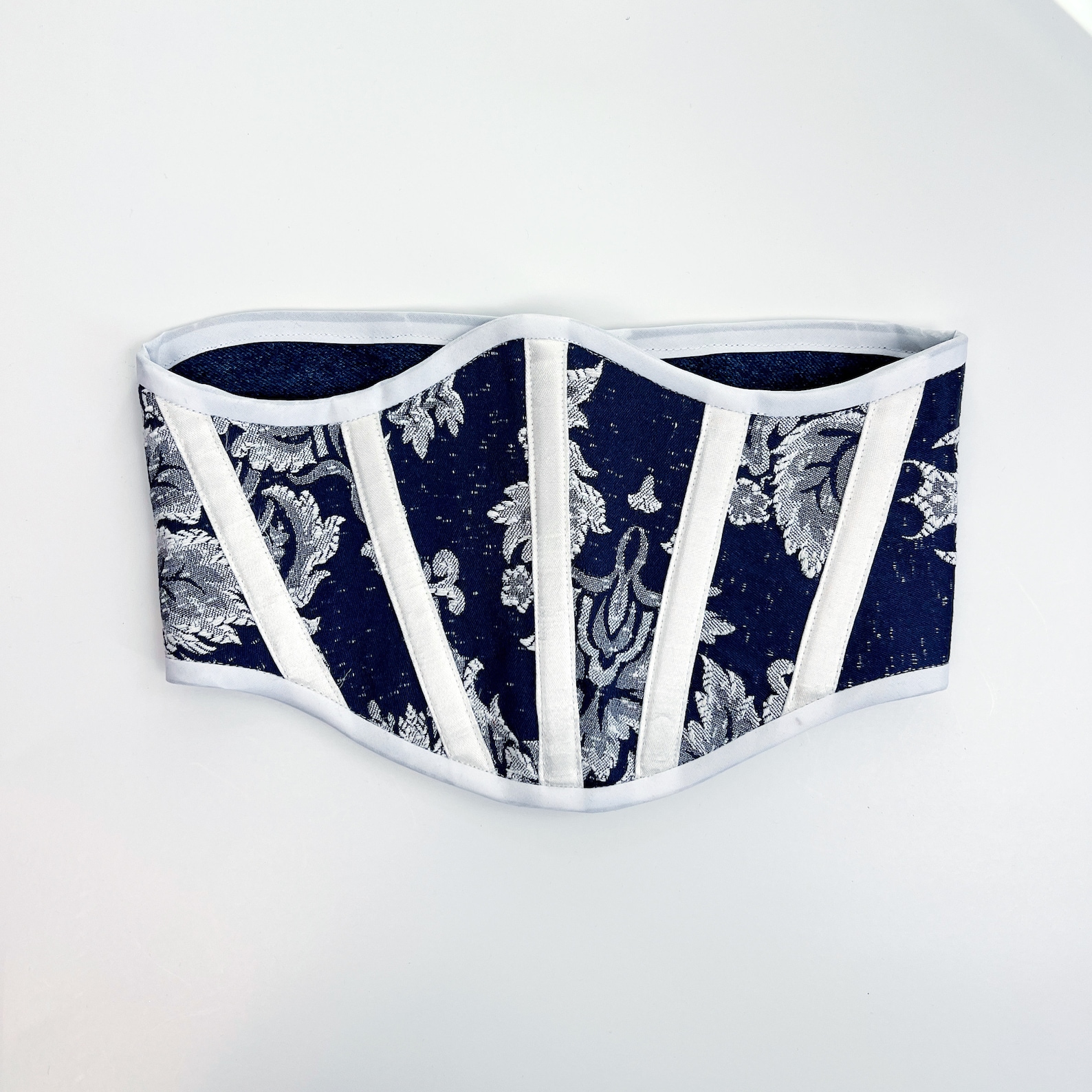 BELTED CORSET BLUE