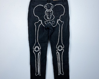 Skeleton Jeans - Etsy Australia