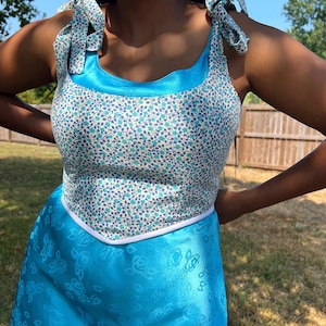 Spring Clothing Summer Corset Top for Women Cottagecore Corset for Women Blue Floral Corset Women Tops Summer Clothing for Women Crop Top