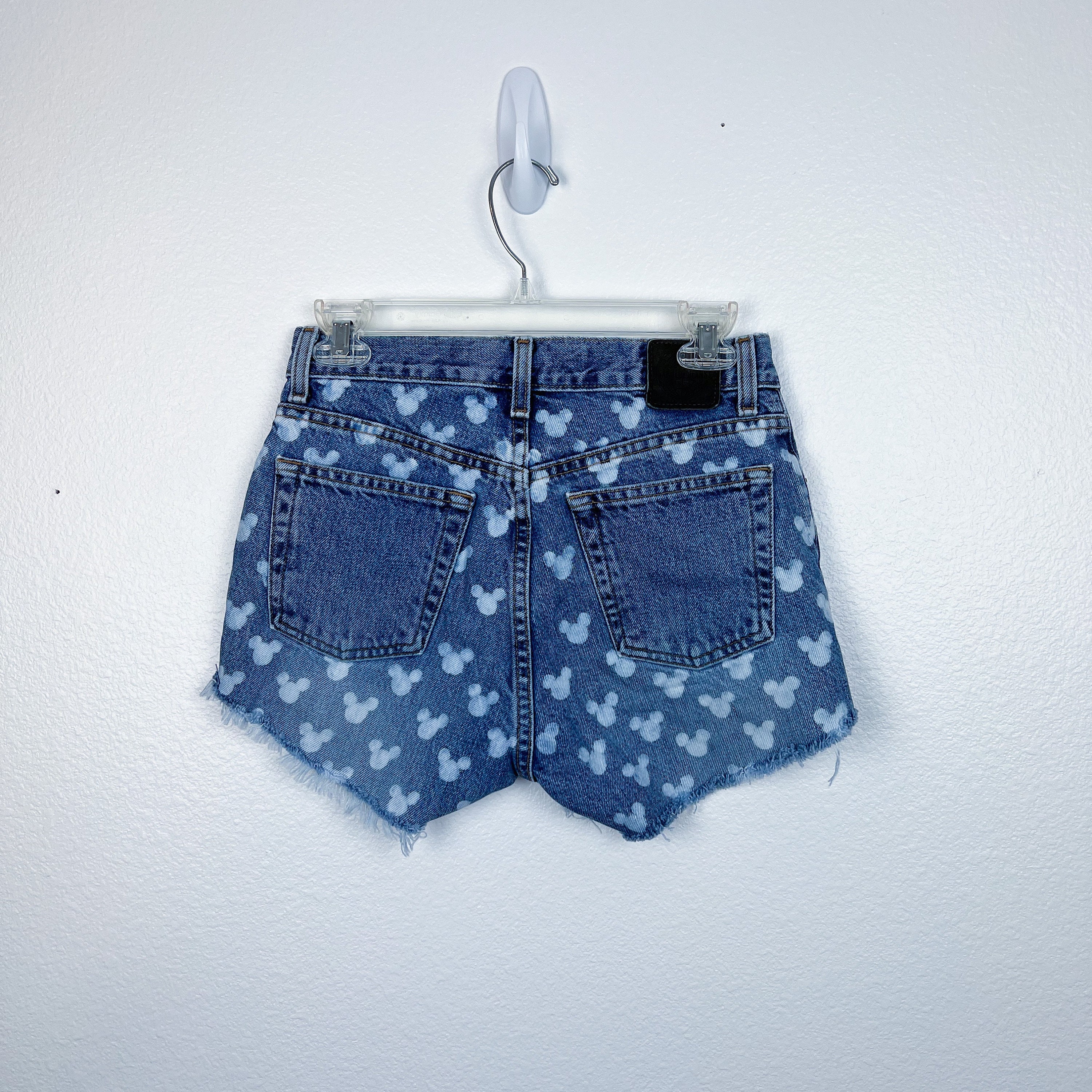 Polka Dot Denim Shorts Waist: 27 Disney 