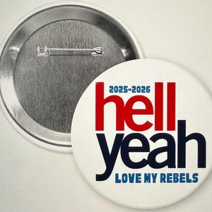 Ole Miss voetbalknopen - 3"