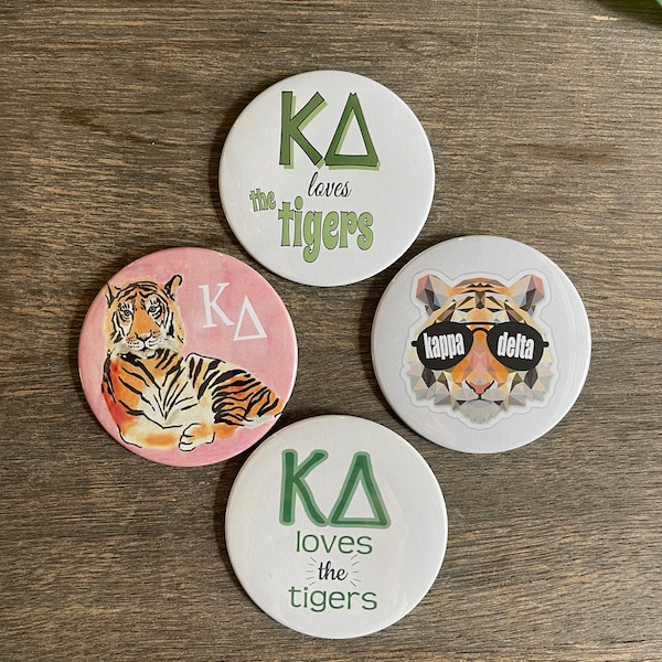 Kappa Delta Button Set (4) - 3" Buttons