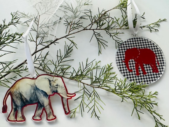 Alabama Fan Acrylic Ornaments