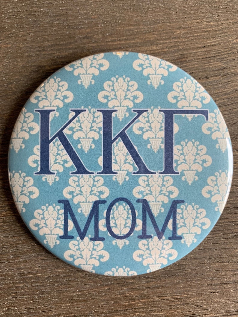 Kappa Kappa Gamma Mom Button 3 Pin Back