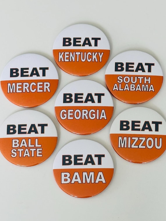 Tigers Beat _____ 3" Button