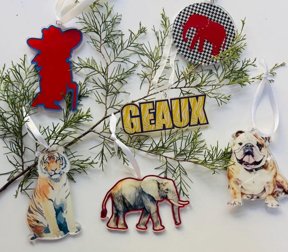 Acrylic Football Mascot Ornaments