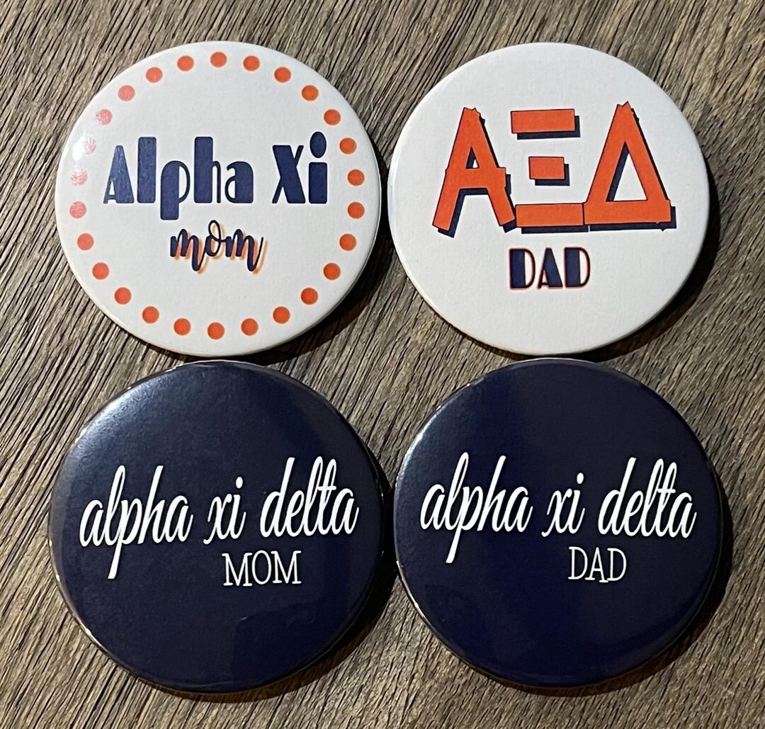 Sorority Mom/dad Button Set (2) - 3