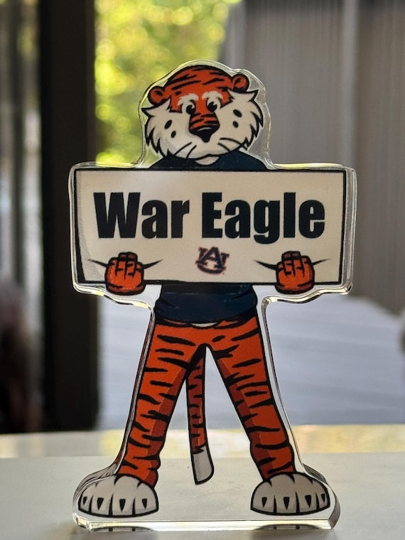 Acrylic Aubie Shelfie 4”