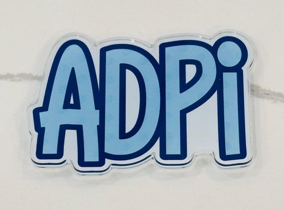 ADPi Acrylic Magnet