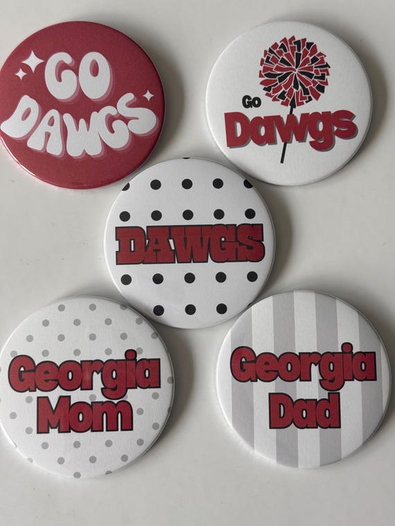 Georgia Buttons 3"