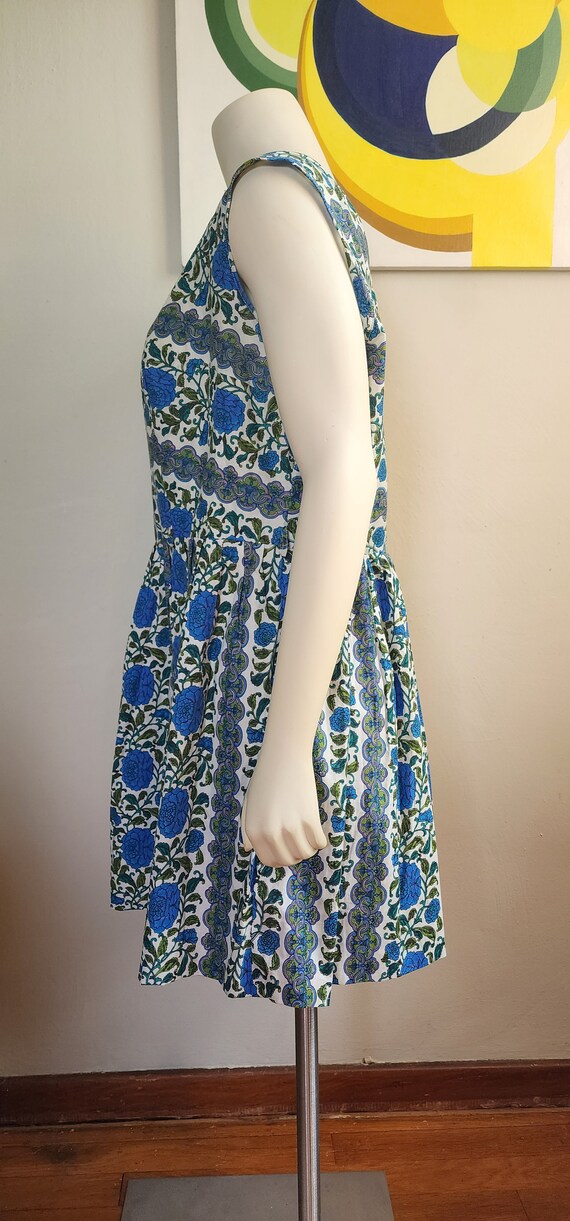 1960s Sleeveless Dress with Shortened Hem – Large… - image 5