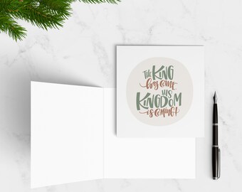 Christmas Card Collection — KING HAS COME (Version #4)