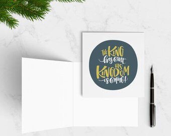 Christmas Card Collection — KING HAS COME (Version #3)