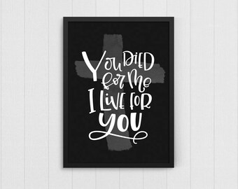 You Died For Me