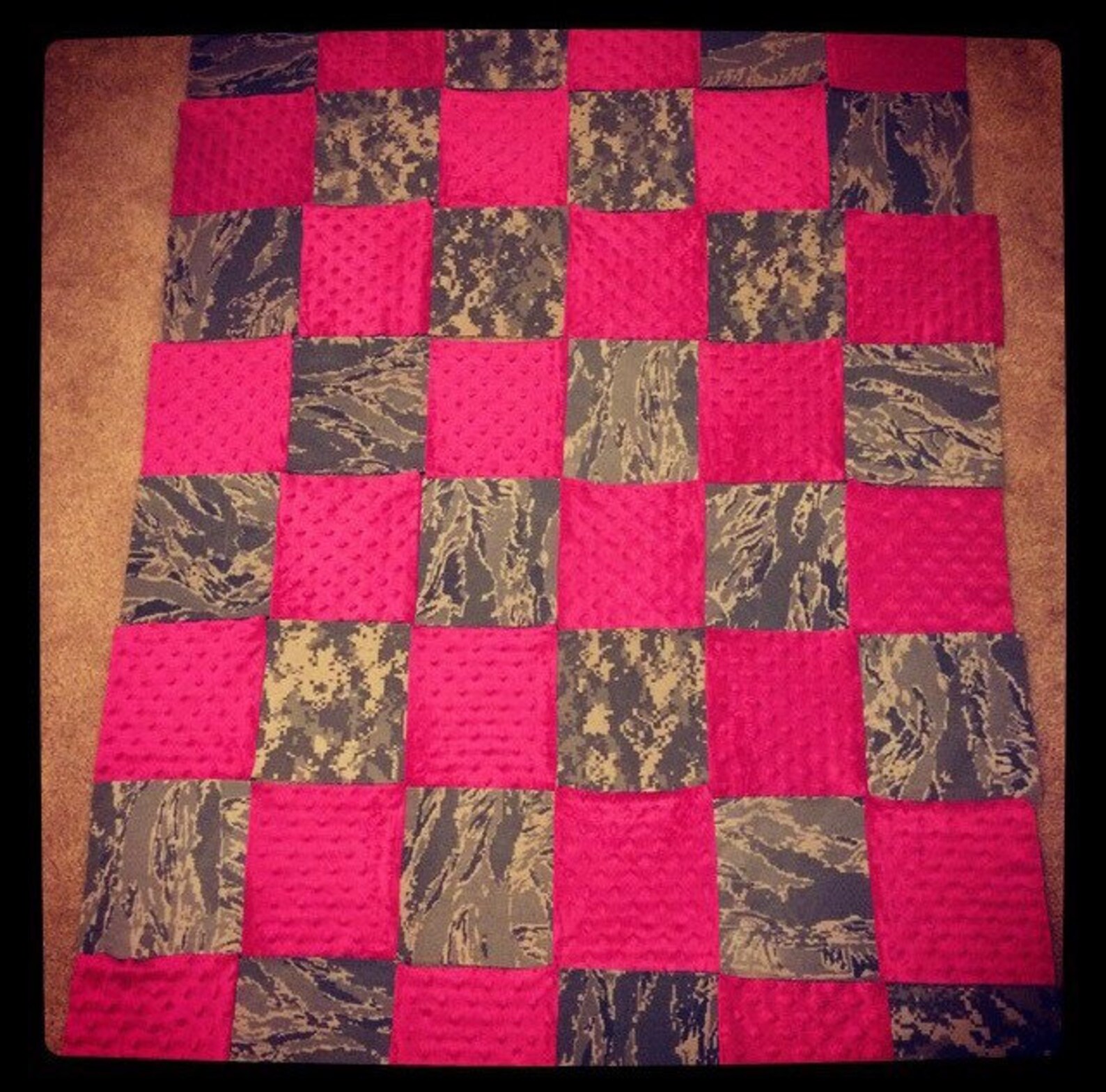 Military quilts out of uniforms made to order Etsy