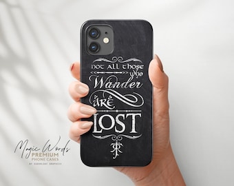 Tolkien Quote Phone Case Not All Who Wander Are Lost