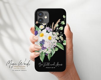 Psalm 46:10 Bible Verse Phone Case Be Still And Know