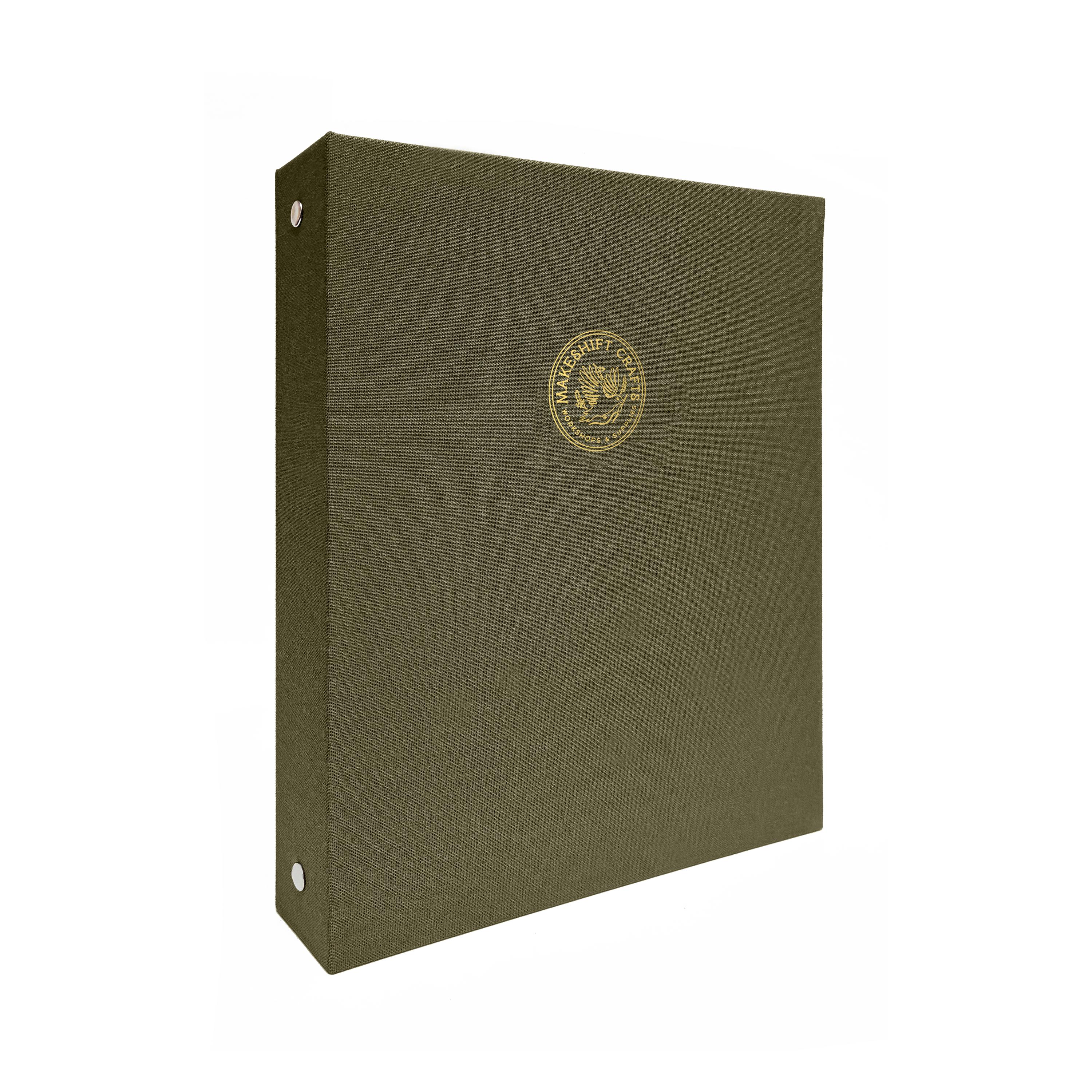 Custom Logo Linen 3-ring Binders. Customized A5 Binders. Branded ...