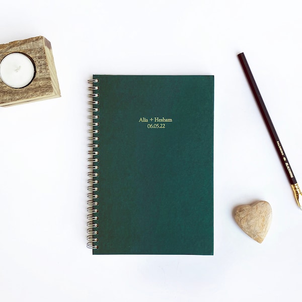 Personalized Spiral Notebook Etsy