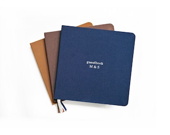 Cuadernos cuadrados de lino con texto personalizado y relieve. Cuadernos de lino personalizados. Diarios pequeños de lino en blanco. Libretas personalizadas sin líneas.