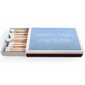 Custom Matchboxes. Name Initials Date Monogram Wedding Matches. Personalized Matchbooks. Customized Bulk Wedding Matchbox Guest Favor. image 8