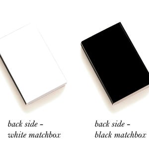 Custom Matchboxes. Name Initials Date Monogram Wedding Matches. Personalized Matchbooks. Customized Bulk Wedding Matchbox Guest Favor. image 13